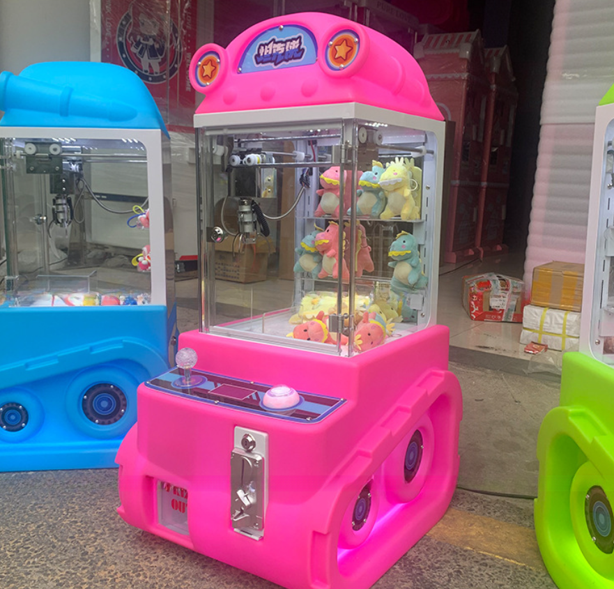 Coin Operated Prize Brick Stacker Game Arcade Machine With All Kinds Of Plugs