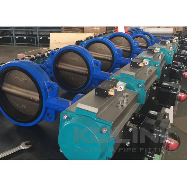 Pneumatic Actuated Concentric Butterfly Valve Class150 DN50-DN1200