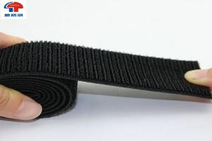 Wholesale Reusable sticky back black Elastic Hook And Loop Strap / Bandage With Closure from china suppliers