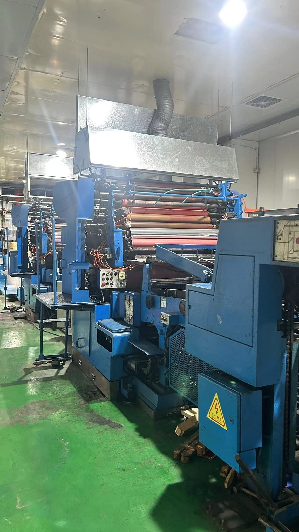 Second Hand Crabtree Model 1290 Double Color Printing Machine With UV Oven