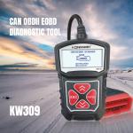 ABS 2inch Screen KW309 OBD2 Code Reader Universal Konnwei Scan Tool
