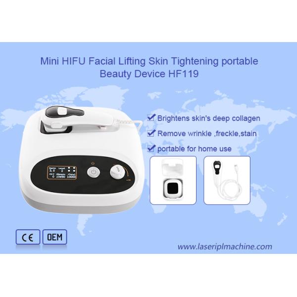 Mini Hifu Facial Lifting skin tightening portable beauty device HF119