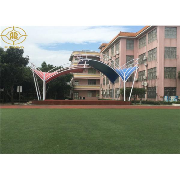 Waterproof PVDF Tension Fabric Structures Durable Tent Roof Architecture