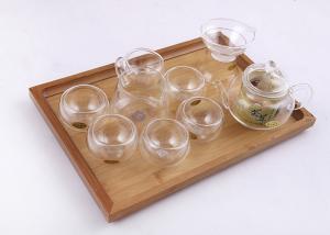 Wholesale Handmade Glass Tea Infusion Set Gift Box Cups Capacity 50ml OEM ODM Service from china suppliers