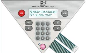 Electrolyte Analyzer Tactile Membrane keypad | LTMS015