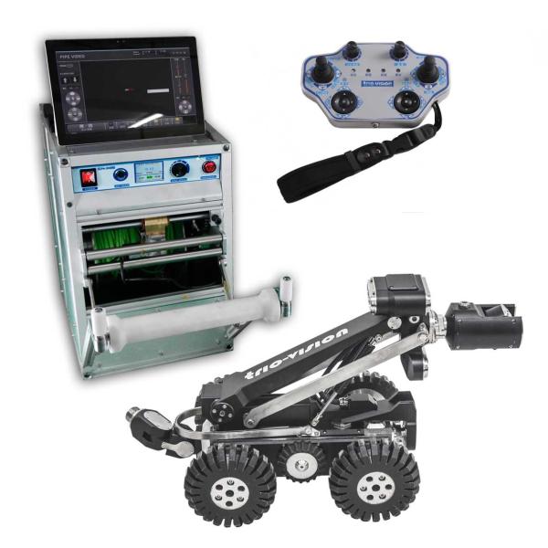 Quality Portable Cctv Inspection Robotic Camera System With Touchable Screen Controller for sale