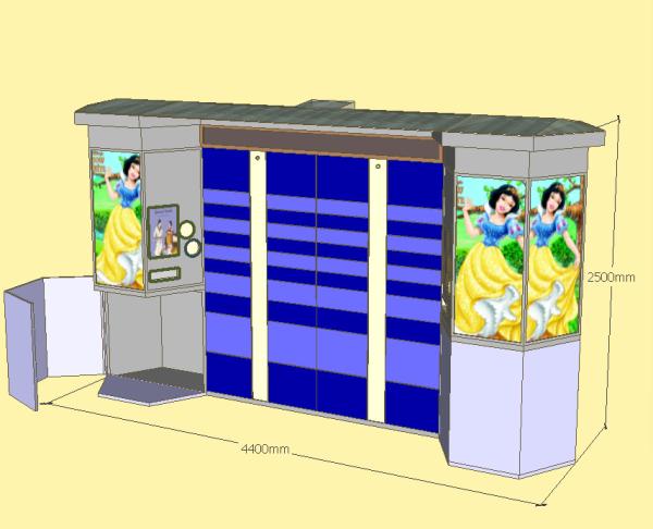 Quality Reverse Recycling Vending Machine Large Capacity Auto Sort, Compressed, Counting. Service Kiosk Terminal for sale