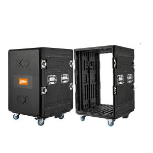 Wholesale Guider Polyethylene 20&quot; Depth 16U Flight Rack Case With Wheels from china suppliers