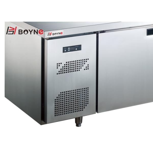 Ventilated Salad Working Bench Three Doors 304 Stainless Steel Fridge commercial kitchen use