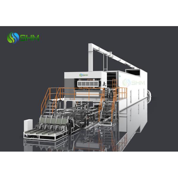 Paper Pulp Fruit Tray Making Machine Production Line With Automatic Cleaning System