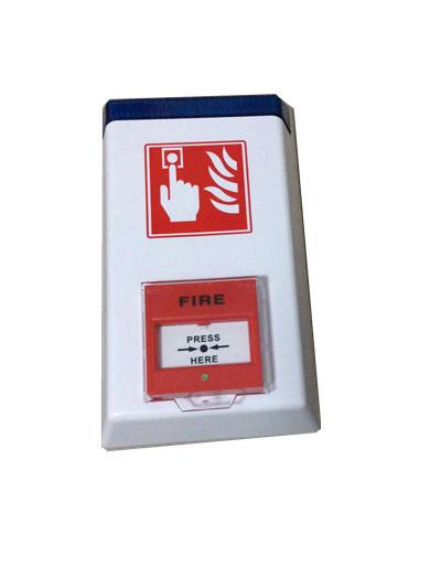 Quality Call Point Fire Site Alarm powered with 9V Lithium Battery Low Battery Warning for sale