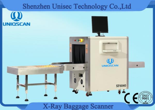 Quality Multi Energy Medium 600*400 mm X Ray Baggage Scanner With 40AWG Wire Resolution for sale