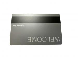China Programmable Black Magnetic Stripe Card Printed Hotel Key Card on sale