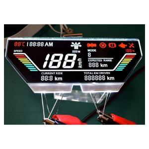 5.0V Positive LCD Display Vacuum Fluorescent Display Panel Customized