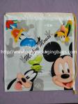 Promotional CPE /LDPE Plastic Drawstring Backpack Single Shoulder