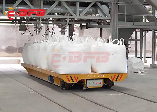 Quality CE Bulk Material Handling Equipment Battery Powered Cart On Rails 12 Months Warranty for sale