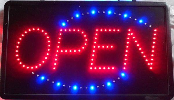 Quality Led Open sign rectangular for sale