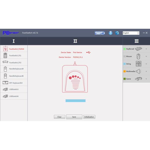 Plastic 5V USB Foot Switch For Laptop Medical Equipment Office Play Game