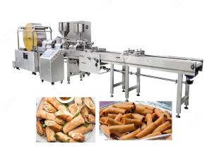 China Automatic Spring Roll Machine|Sigara Boregi Processing Line 4000pcs/h on sale