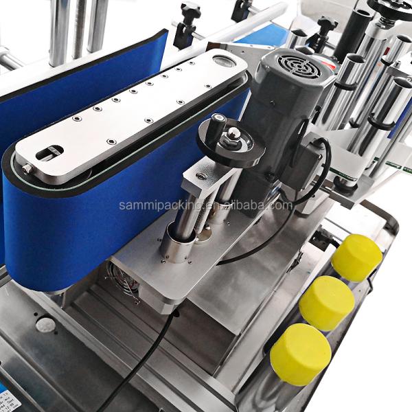 High Precision Automatic Round Bottle Labeling Machine Desktop Label Applicator for Wine/Cosmetic/Oil Bottles Wholesale Price