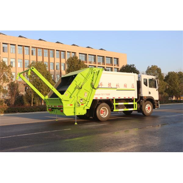 Cheapest Price 4x2 6CBM 8 CBM Dongfeng Compactor Garbage Truck With Back Trailing Arm