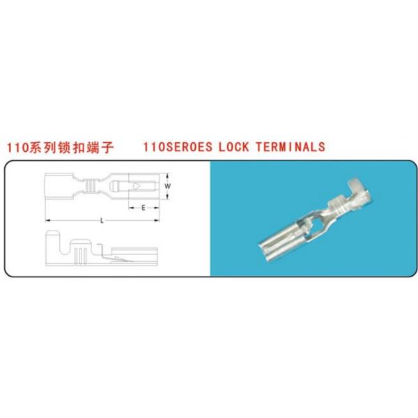 110 Type Crimping Connectors And Terminals Faston Tab PCB Female Wire Terminal