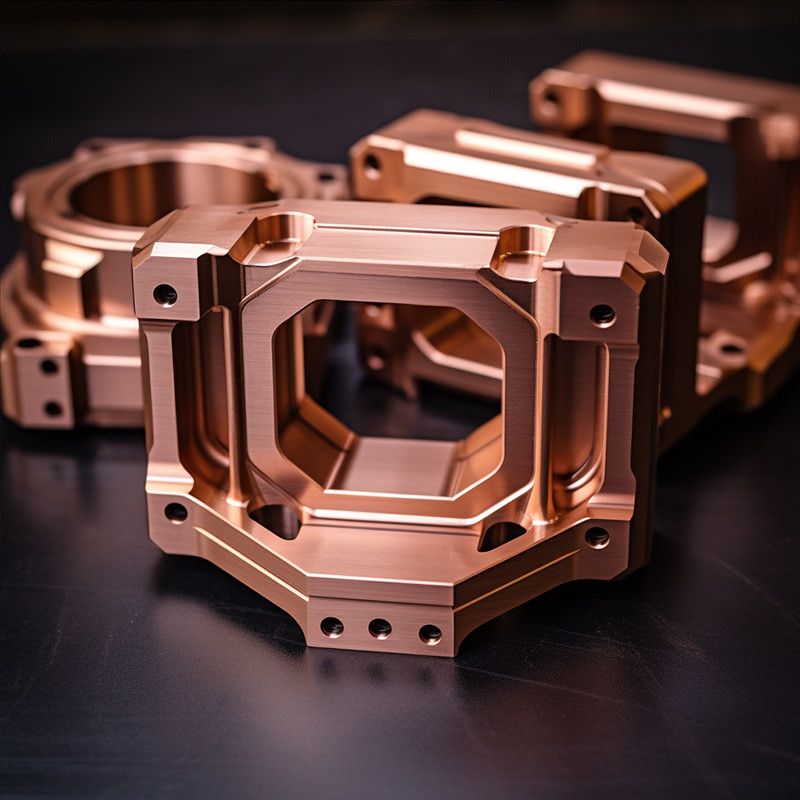 Custom Copper Parts CNC Milling Parts Machining Service CNC Machining Milled Part