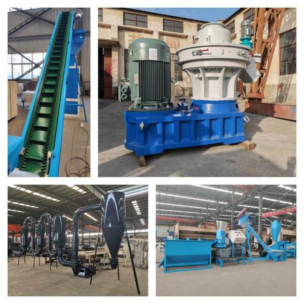 Industial 1~10T/H Biofuel Wood Pellet Production Line To Make Pellet For Heating