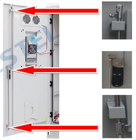 Professional Outdoor Rack Cabinet Custom Electrical Enclosures ET9090210-BA