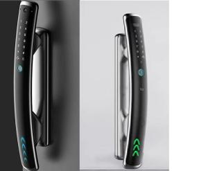 Intelligent Fingerprint Lock Crescent Shape Face Recognition Smart Lock Wearable