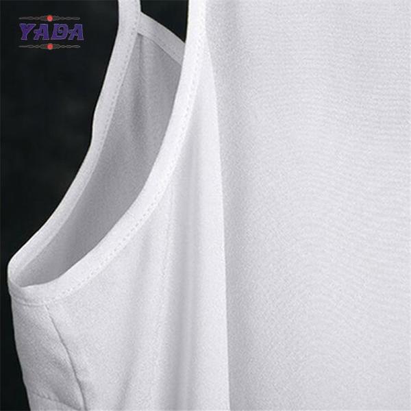 Elegant fashion 2 pieces wholesale pattern simple and elegant cotton loose white dress made in China