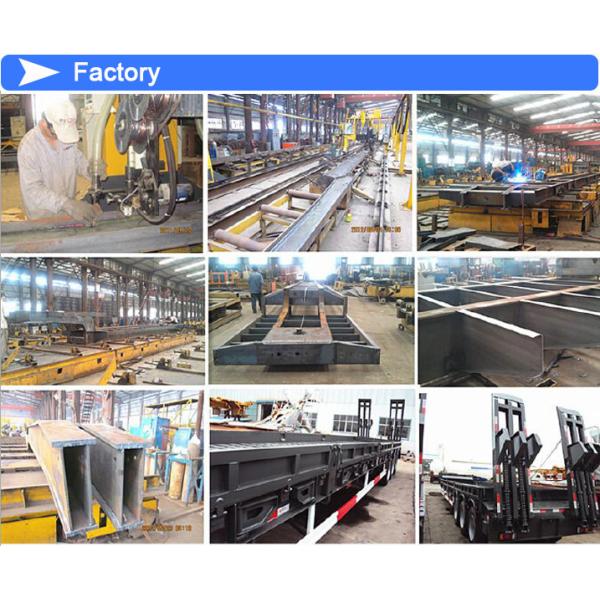 Heavy Duty 4 Axle Lowbed Semi Trailer