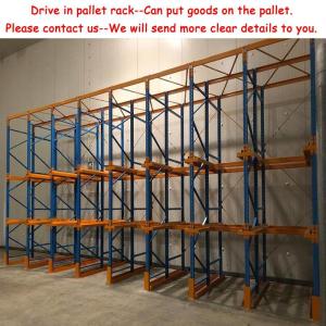 Wholesale SKU Drive In Pallet Rack 8000kg Drive Through Racking Cold Roll from china suppliers
