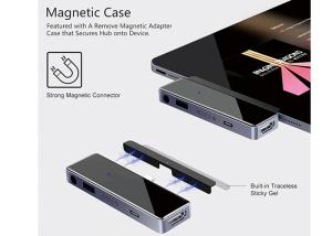 China Magnetic Case USB Type C Docking Station USB 3.0 USB Type C Splitter on sale