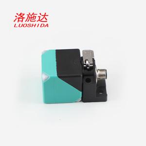 Q40 Rectangular Inductive Proximity Sensor DC 360 Degree Plastic Short Body For Position Detector