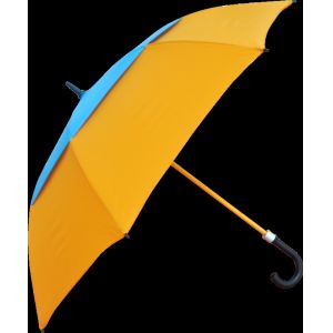 Buy cheap Custom Air Vented Orange Folding Golf Umbrella With Durable Net Inside from wholesalers