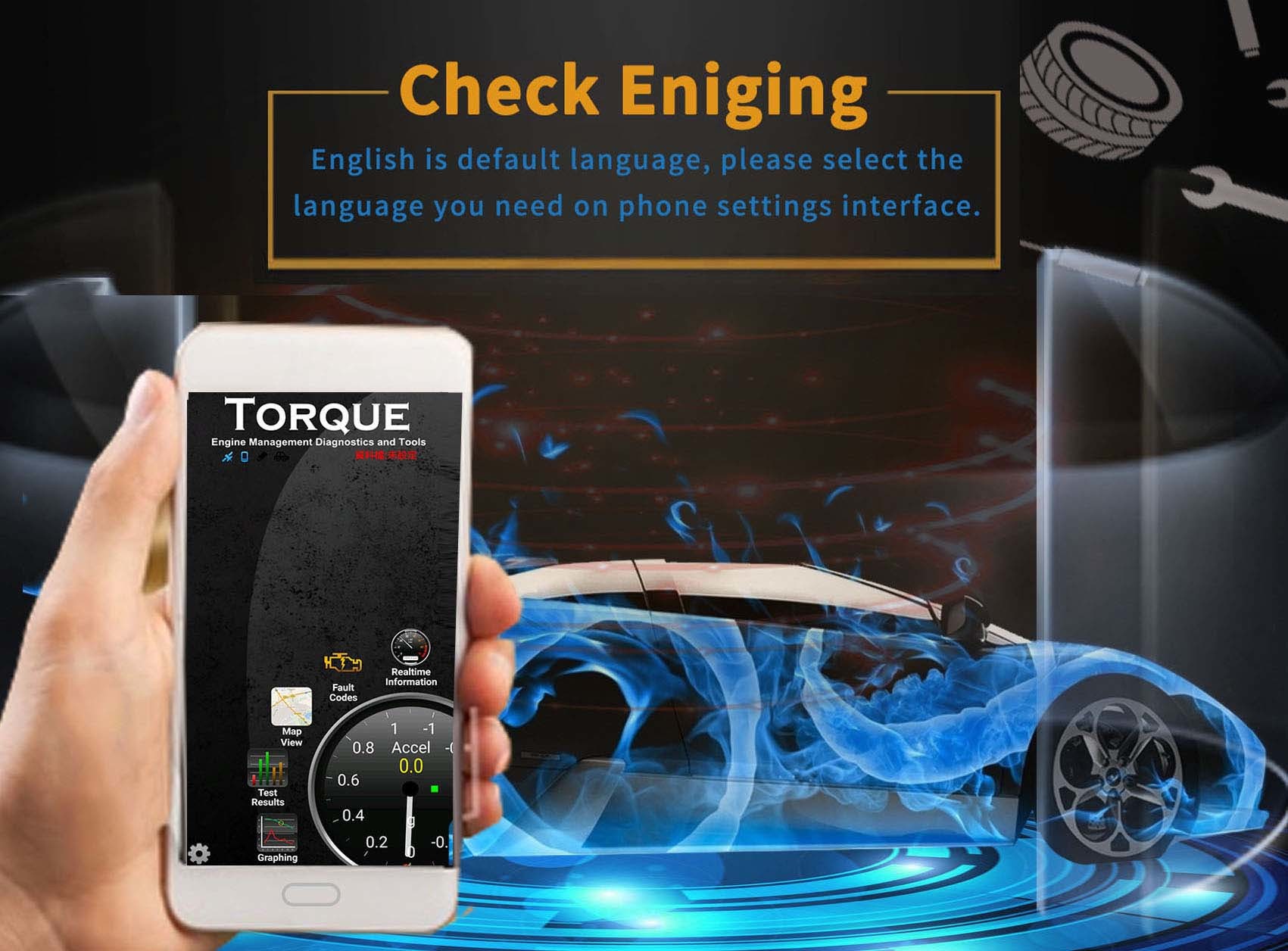 Mini WIFI Diagnostic Scanner Android And IOS System Knonnwei KW901 Unique Mould