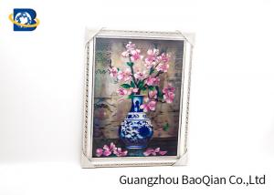 China Modern Style 3D Lenticular Pictures Beautiful Flower Picture / Printing on sale