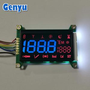 Wholesale Blue Segments VA LCD Module Black 5V LCD Display White Backlight With PCB from china suppliers