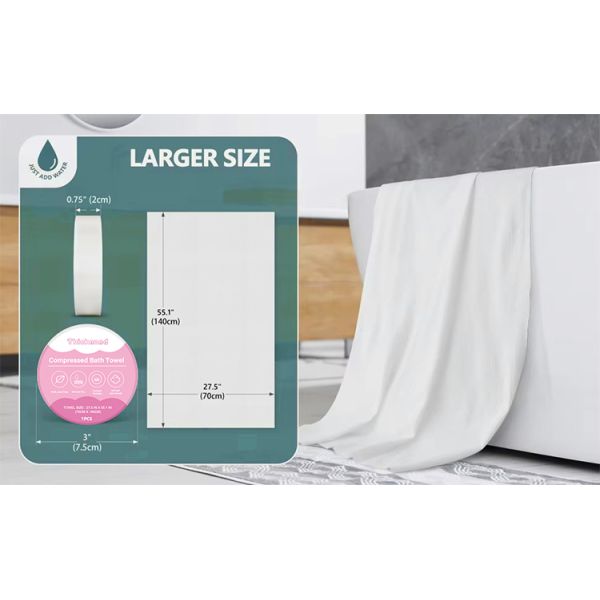 Wholesale 5-Piece Pack of Soft, Highly Absorbent Magic Compression Towels