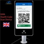 RA08T NHS Face Health Code Device Face Recognition Health Code Scan Device