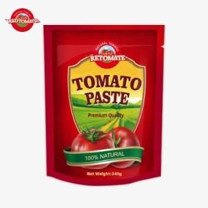 340g Red Tomato Paste Stand Up Sachet Convenient And Delicious