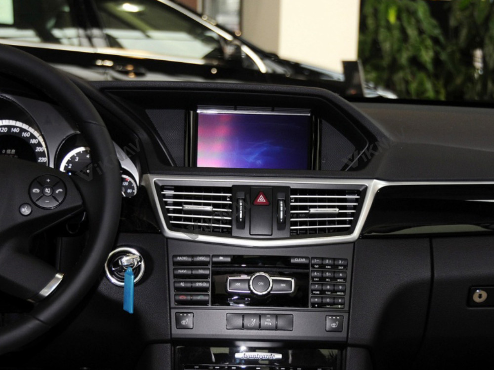 12.3 Inch GLC Mercedes C Class Radio With IPS Screen GPS Navigation