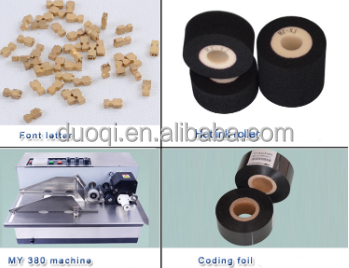 Solid Ink Expiry Date Printing Machine MY-380F High Speed Date Batch Coding Machine