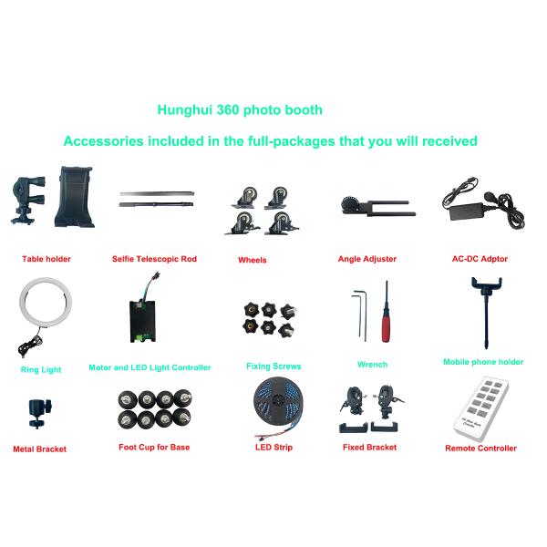 80 100 115 cm Party Slow Rotating Spinning Camera 360 Degree Photo booth Photobooth Automatic Video 360 spinner Booth