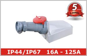 China White 3 Phase Industrial Electrical Outlets Adapter 380V - 4150V on sale