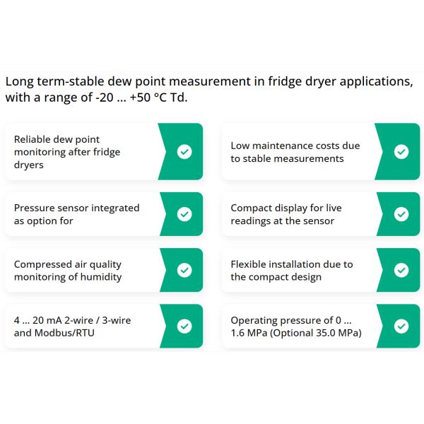 SUTO S215 Dew Point Sensor For Fridge Dryers