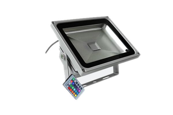Quality Memory Controller 50Watt Waterproof LED Flood Light 4250Lumen CRI 75 RGB With Epistar for sale