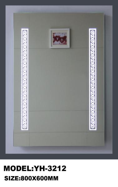 Quality 220V Rectangular Bathroom Sink Mirror With Smart LED Infrared Sensor Switch for sale