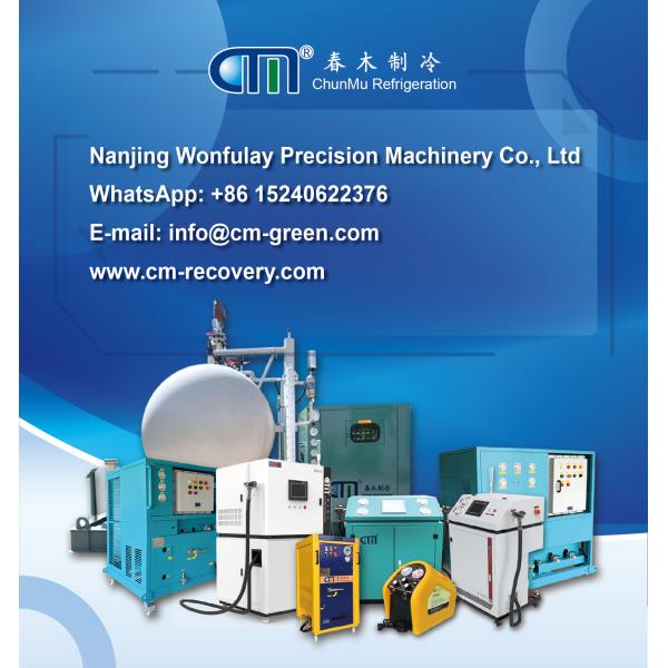 Commercial Refrigerant Recovery Machine For Low Pressure Refrigerant R123 R245fa R141b R1233zd